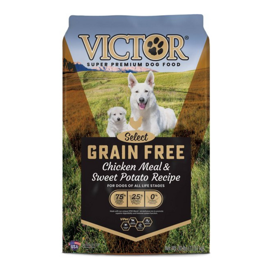 Victor Super Premium Dog Food - Chicken Meal & Sweet Potato (Grain Free)