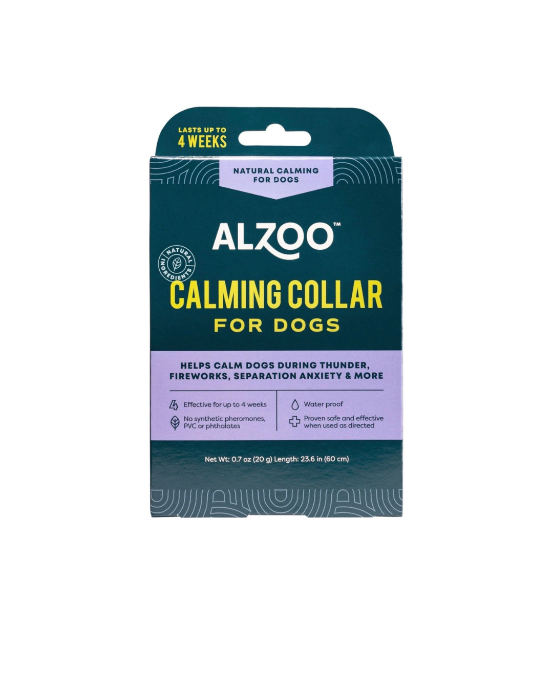 Alzoo Natural Calming Dog Collar