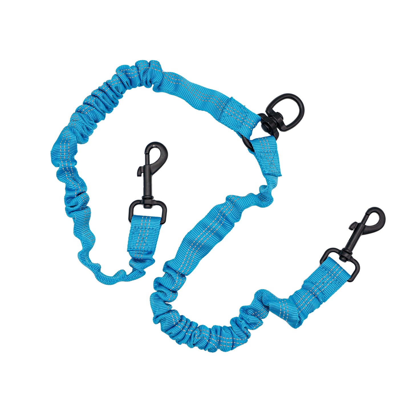 Reflective Dual Padded Leash Set