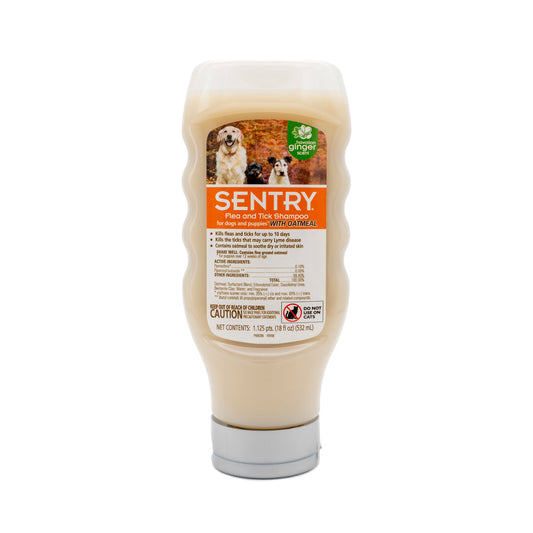 Sentry Flea & Tick Shampoo with Oatmeal