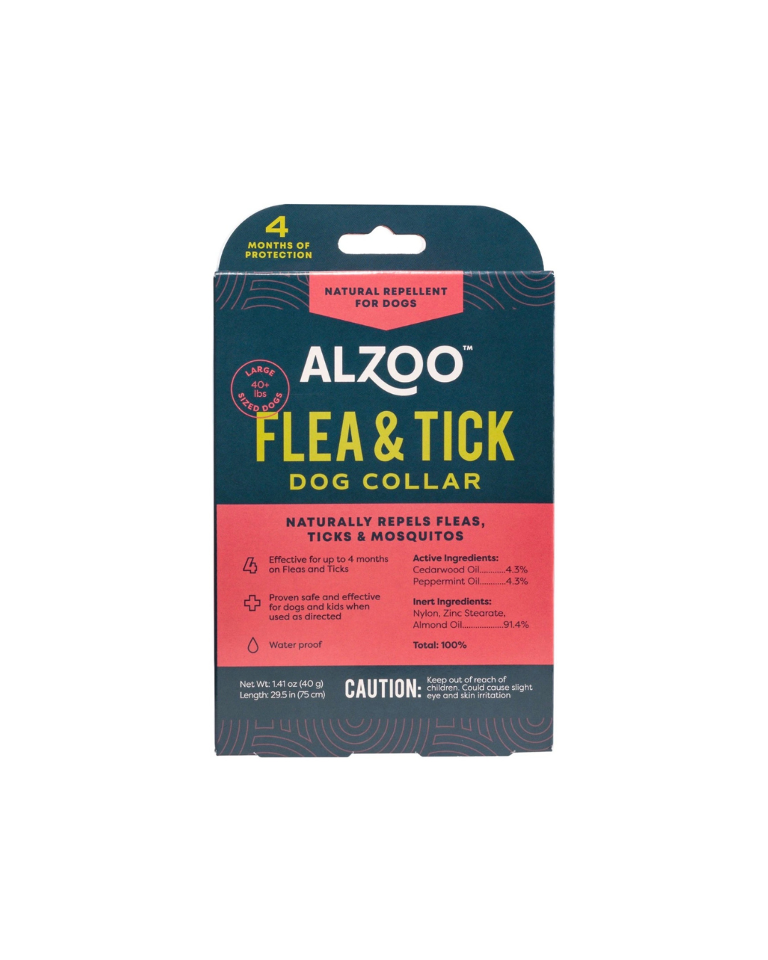 Alzoo Natural Flea & Tick Dog Collar