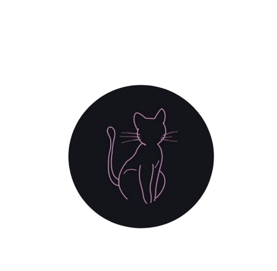 Cute Black Cat For Magsafe Magnetic Phone Griptok Phone Holder Stand – JSK Cases